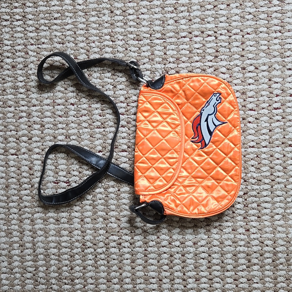 NFL Denver Broncos Football Purse Handbag Bag